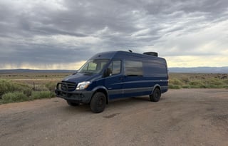 “Big Blue” 2016 Lifted 4x4 Mercedes Sprinter 2500