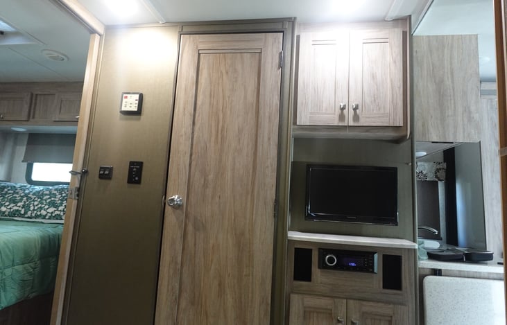 Another entertainment area. play music or movies. turns into a private area as well.