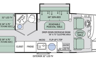 2019 Thor Motor Coach Axis 24.1