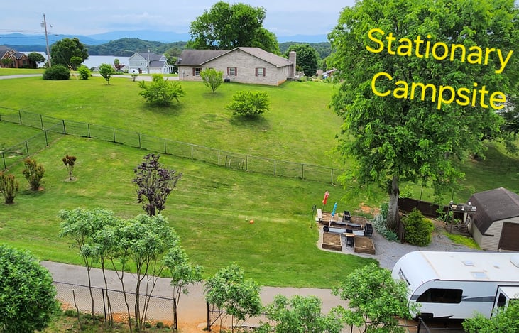 Stationary Campsite on our private property:  Minutes away from Douglas Lake and only 30 min from Sevier County.