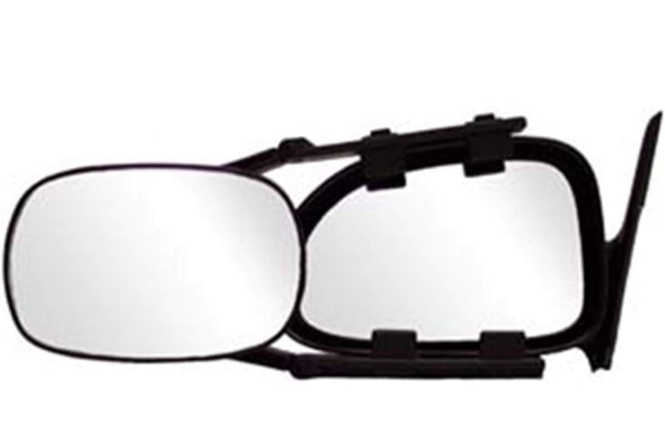 Complimentary use of clip on tow mirrors.