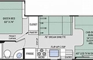 Neat 24ft class C, easy, comfy getaway!