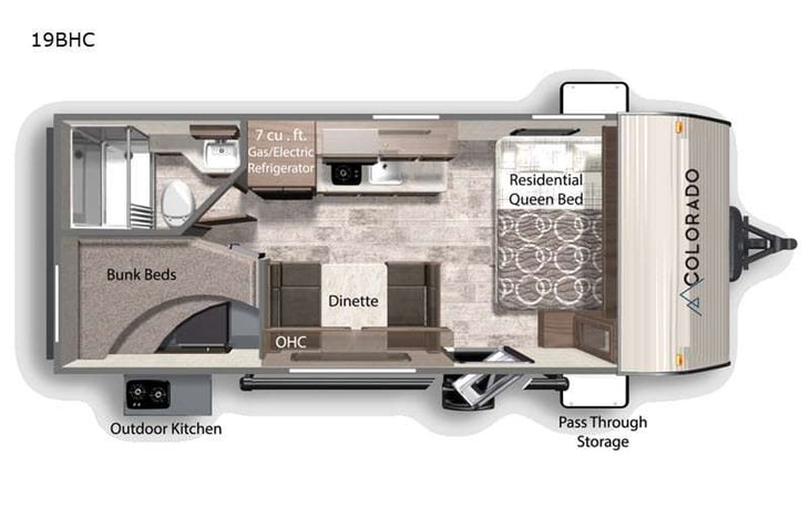 Not a full pass through as described in photo