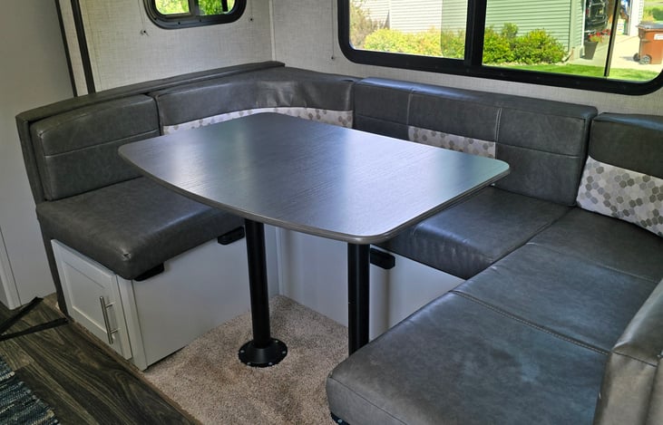 Dining table can be converted into bed