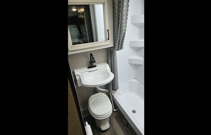 Toilet and foldable sink