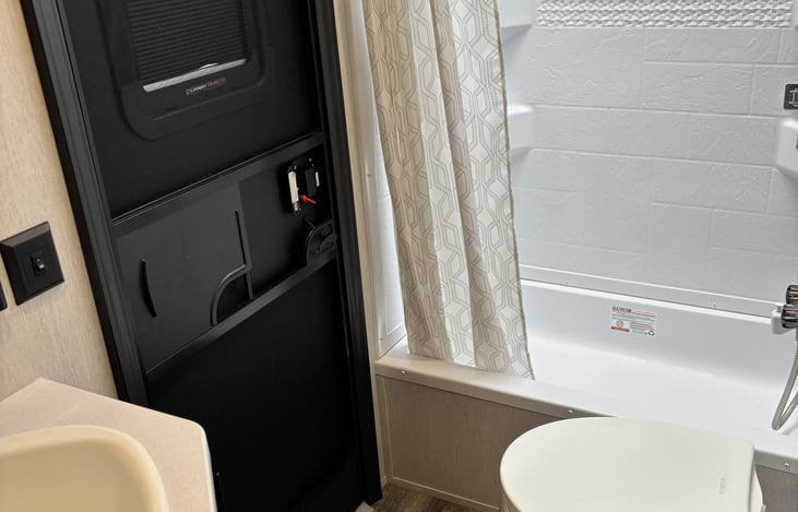 Full Bathroom with Entry Door