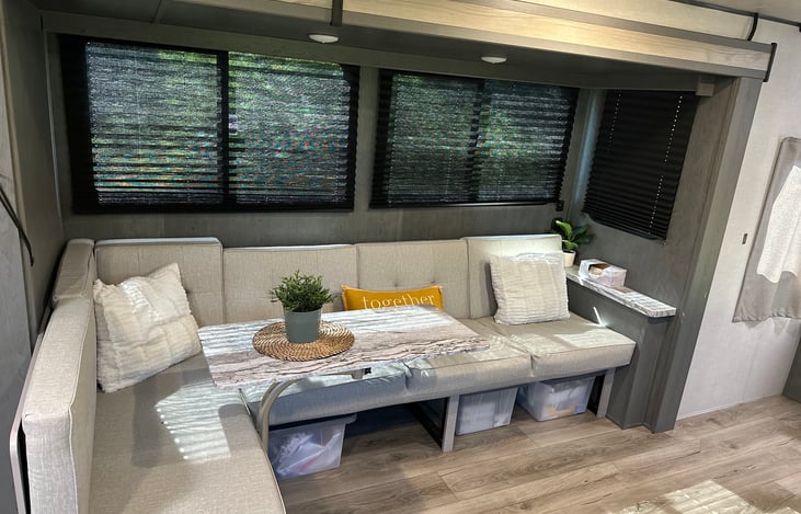 L Shaped Couch - folds for extra sleeping