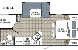 2017 Dutchmen RV Kodiak Ultra Lite 246BHSL