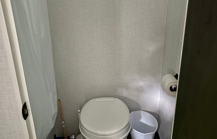 toilet and shower