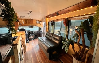 Escape in Nature in this Cozy Shuttle Conversion