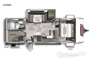 2021 Dutchmen RV Coleman Light 2455BH