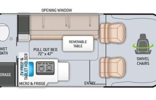 Easy to drive/park 2022 Thor Scope 18m