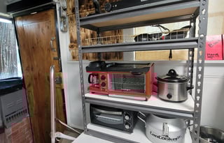 Cozy school bus on the river,  pet friendly,