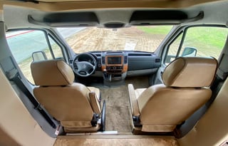 Take a siesta in our exquisite Mercedes Sprinter!