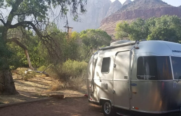 Watchman campground at Zion National Park