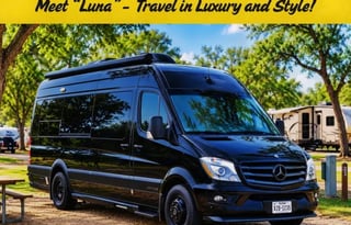 Meet "Luna" - Luxury Mercedes Sprinter Camper Van