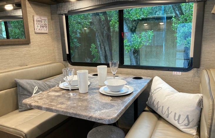 Dinette converts to bed