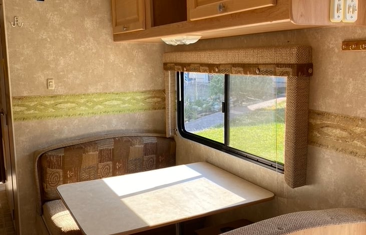 Ample dining space for a family of 4-5.