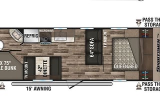 2019 KZ Sportsmen SE 260BHSE