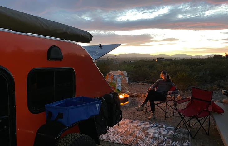 Customers near White Sands NP, NM