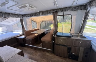 Pop Up Camper w/ Cargo Deck