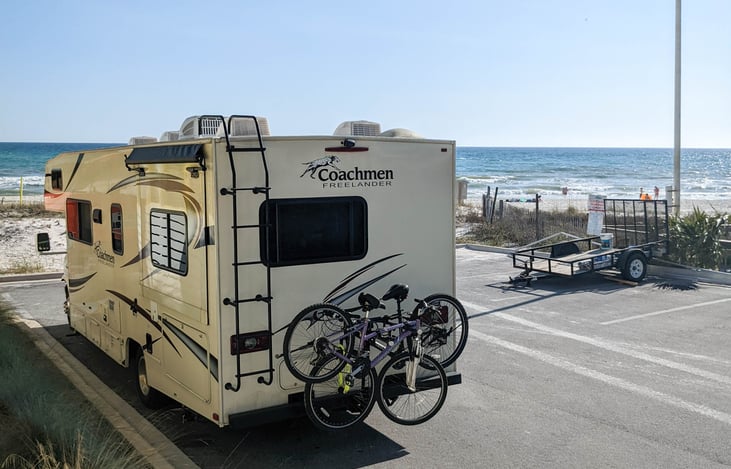 Big enough to be comfy inside, but small enough to still manage many parking lots, roads, gas stations, etc.