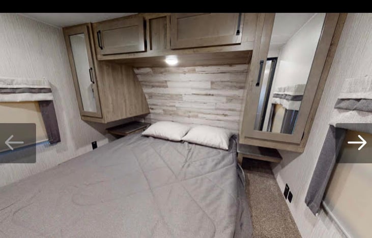 Master Queen Bed. New mattress