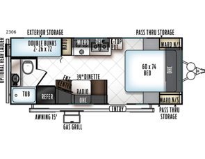 Forest River RV Rockwood Mini Lite 2306