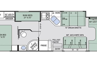 2019 Thor Four Winds - Bunks Beds, Dry Camp Ready