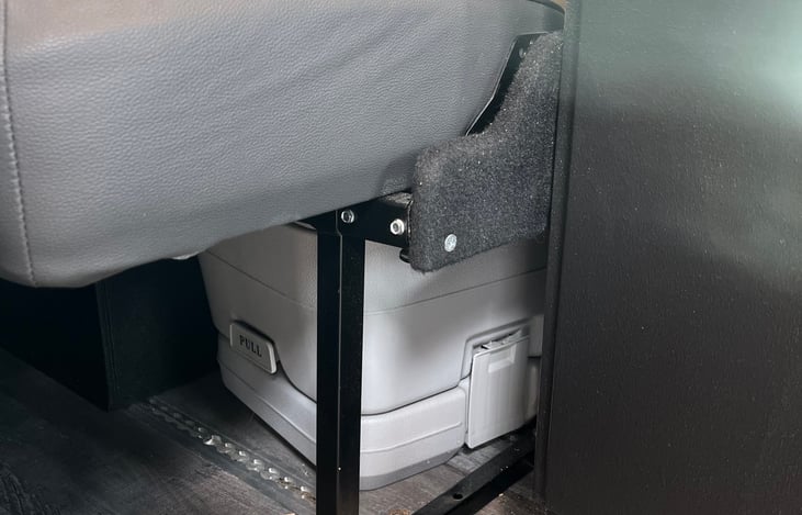 Toilet can be stored in several locations.