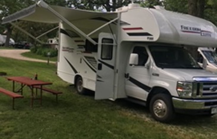 Camping in Illinois on my way to Michigan.