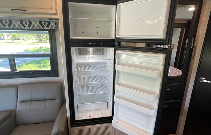 Freezer and fridge