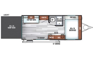2018 Forest River RV Salem Cruise Lite FSX 180RT