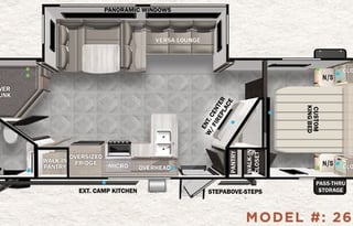 2023 Forest River RV Wildwood 26DBUD