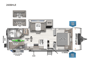 Forest River RV Surveyor Legend 260BHLE