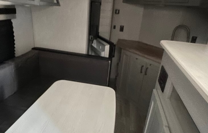 Shown with slide out in