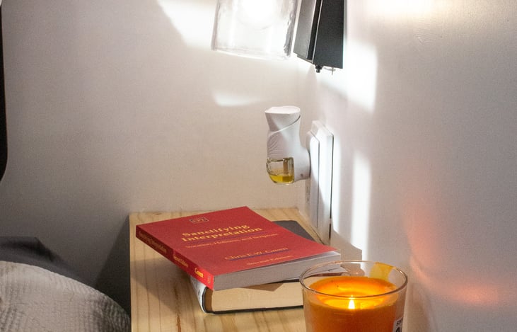 Reading side table…