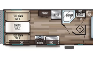 LS28 -Toy Hauler– Garage, Ramp & Full Comfort
