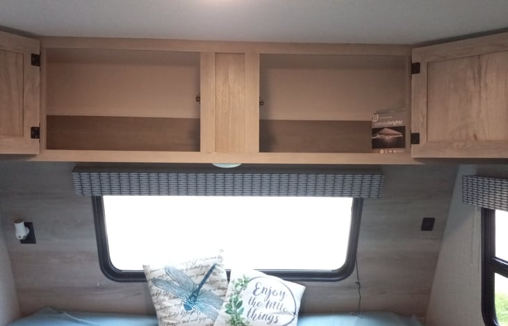 Overhead Storage...Storage...Storage!!! You will not be short on storage space