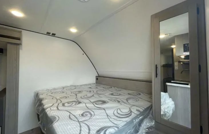 Door view of murphy bed