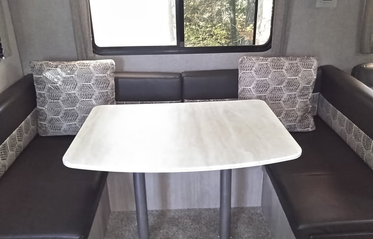 Dinning nook with great views.