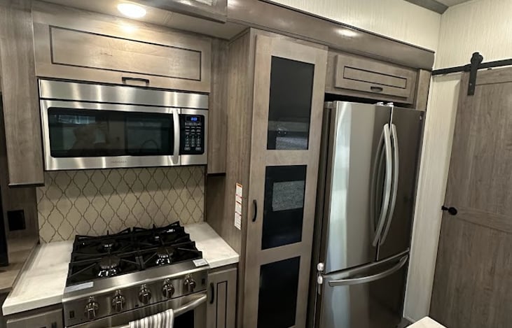 And here's the kitchen