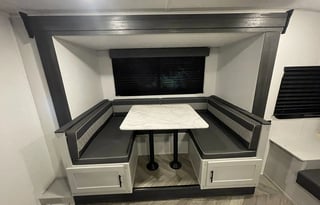 The Cook's Cozy Kid Approved Camper Trailer