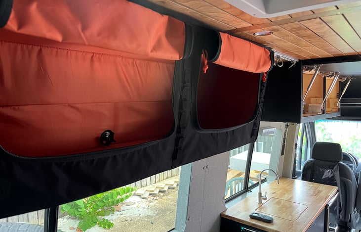 Mule sacks are great His/Hers storage.