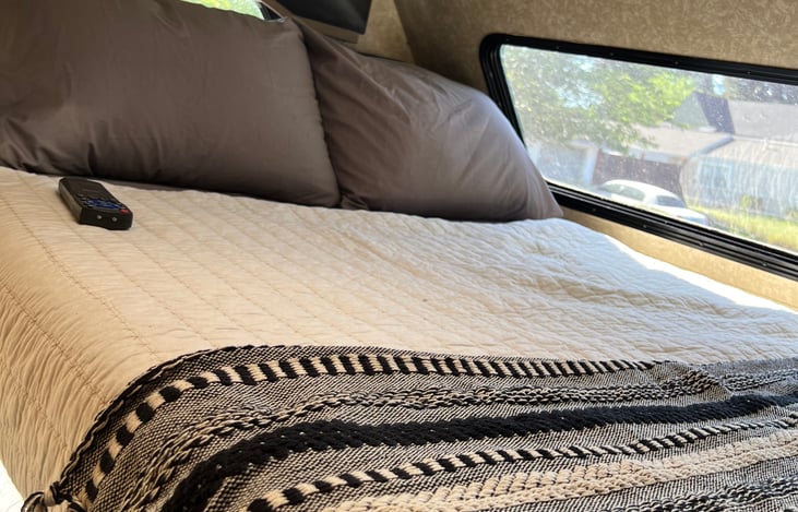 Over the cab queen bed