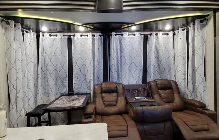 Remodeled living room