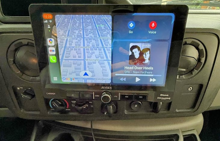 Equipped with Apple/Android CarPlay and an upgraded stereo with a subwoofer for sweet road tunes.