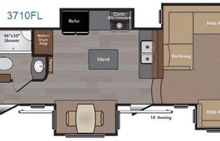 Kay-9 2016 Keystone RV Montana 3710 FL