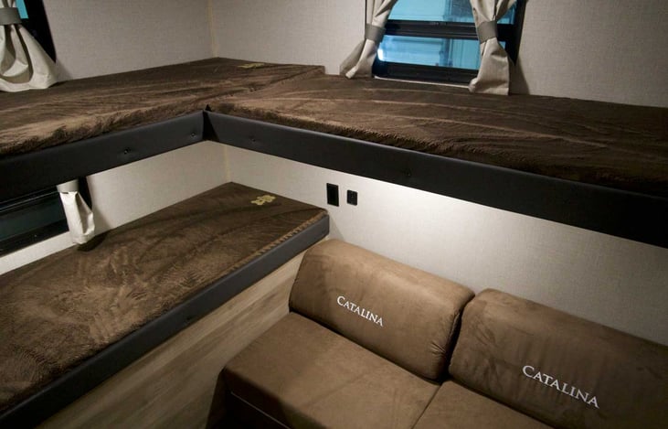 No dogs? Add extra comfy sleeping on the floor.