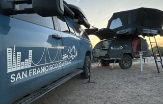 Simon, 2024 Escapod Voyager Topo2 w/ Roof Top Tent